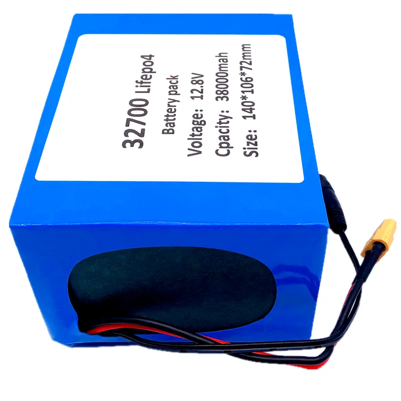 12.8V 38Ah 32700 Lifepo4 Battery 4S3P with 40A Balance for Electric Bike Battery Electric Boat 12V UPS DIY Solar Add Charger