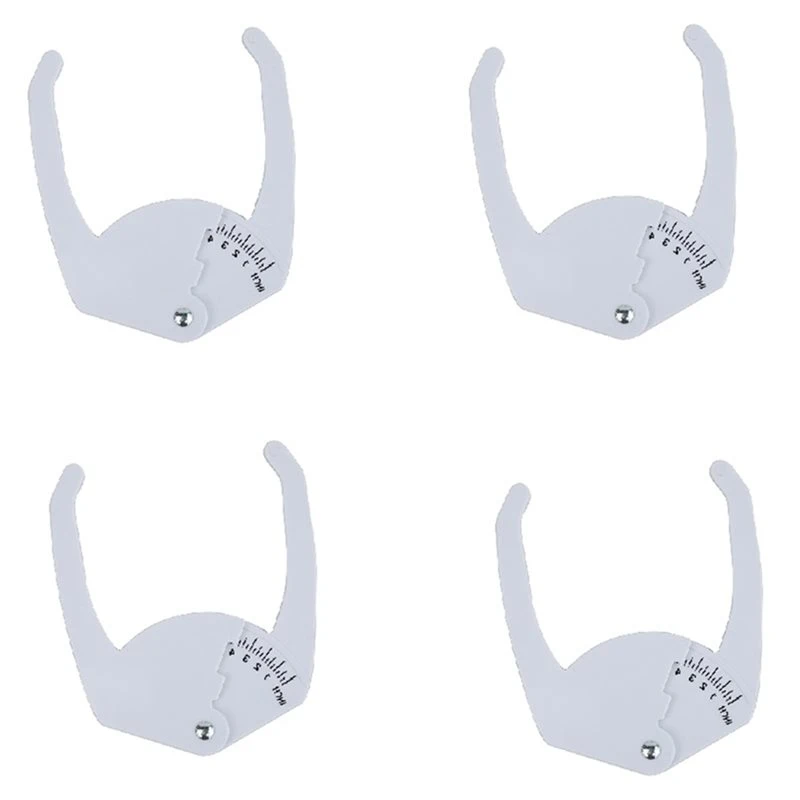 ABVC 4 Pack Plastic Pocket Caliper 7