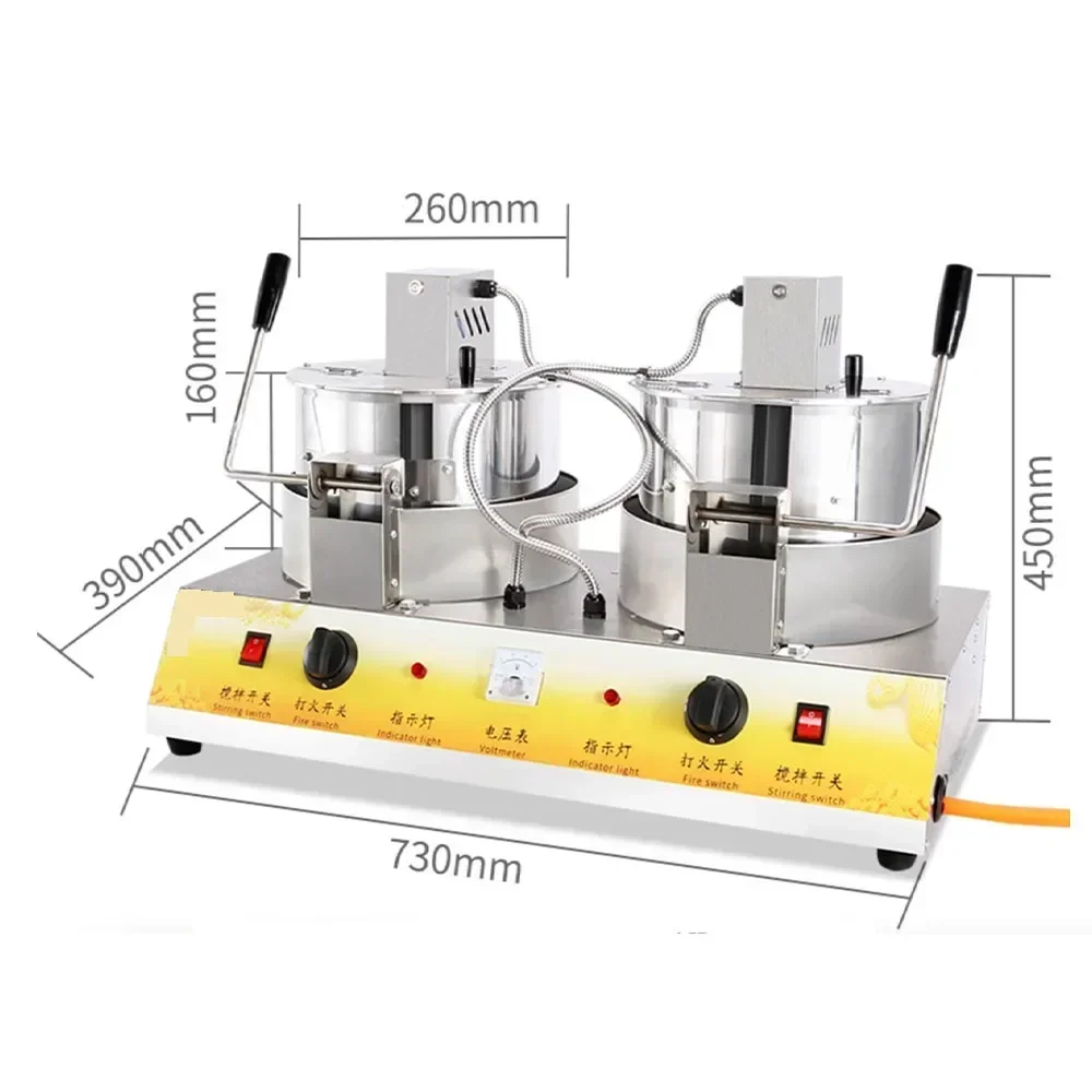Hot Popular High Quality Popcorn and Cotton Candy Maker Machine Popcorn Machine/maize Popping Machine for Sale
