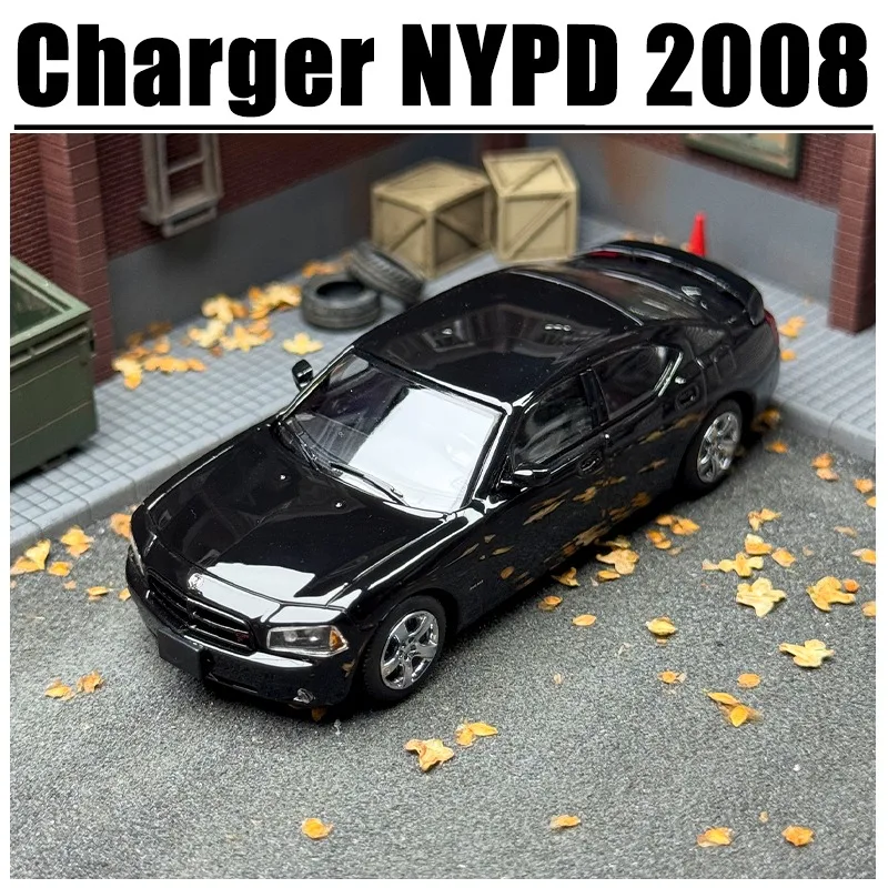Зарядное устройство Rollin 1/64 NYPD 2008, игрушки из сплава, литая под давлением металлическая модель автомобиля, подарки