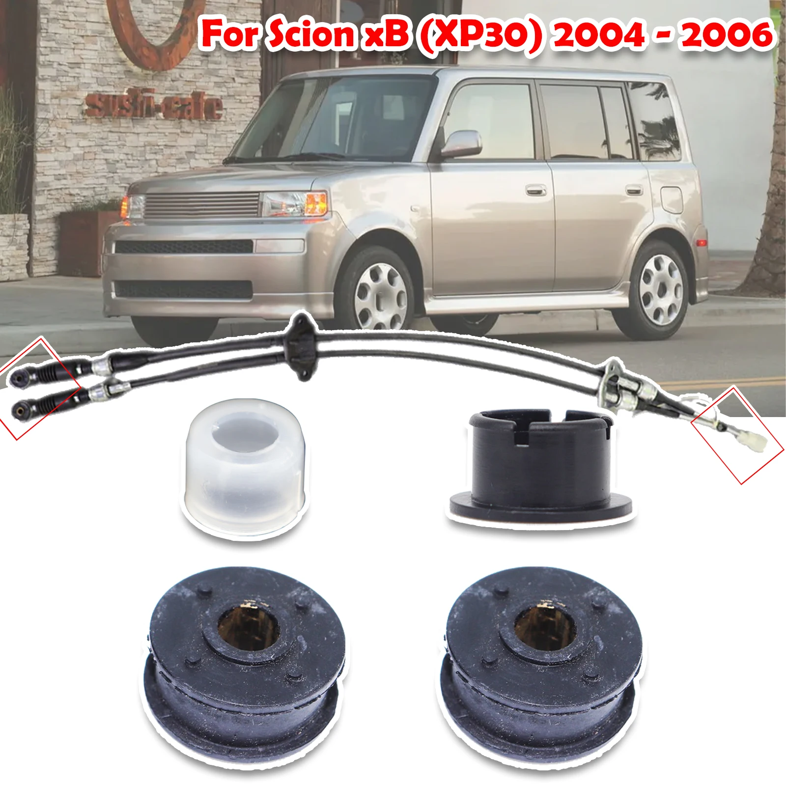 

For Scion xB (XP30) Manual Gearbox Shift Cable Linkage Bushing Shifter Lever Selector Rod Connect Bushing 3382052022 2004 - 2006