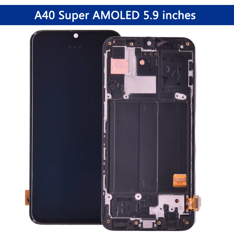 

Original SUPER AMOLED Display For SAMSUNG GALAXY A40 LCD 2019 A405 Touch Screen Digitizer Assembly A40 LCD Replacement Repair