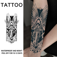 1Pc Judgment Angel Waterproof Temporary Tattoo Stickers, Long-lasting Waterproof for One to Two Weeks, Suitable for Arm, Leg.