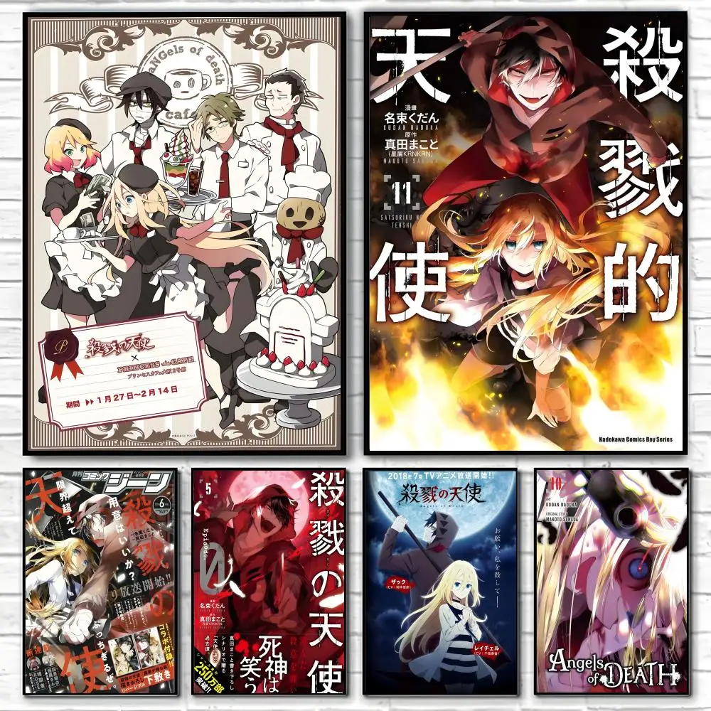 Anime A-Angels Of DeathES Poster Classic poster and wall art prints are suitable for living rooms, bedrooms,and home