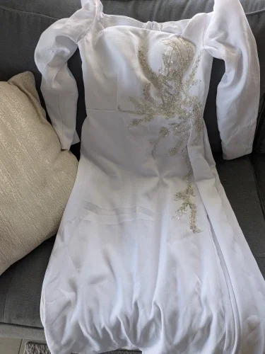 Elegant Evening Dresses For Women Party White Prom Dress Saudi Arabia Satin Beading A-line Off shoulder Bespoke Customized
