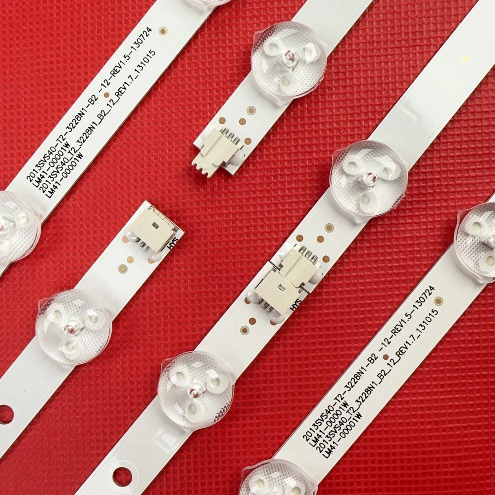 LED strip For UN40J6200 UE40H6203AW UE40H6203AK UE40EH5300 D3GE-400SMA-R2 D3GE-400SMB-R3 BN96-28767A 2013SVS40 T1 T2