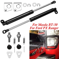 A Pair Steel Rear Tailgate Oil Damper Strut Slow Down Easy Up For Ford PX Ranger 2011-2017 For Mazda BT-50 2012 2013 2014-2018