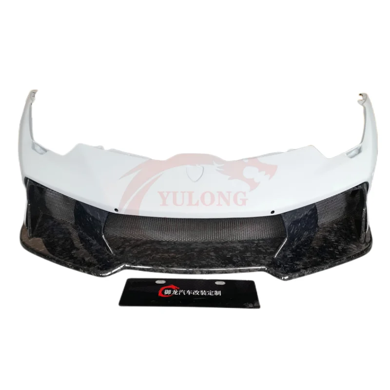 

For 2014-2018 Lamborghini Huracan LP610-4 LP580 Vorsteiner Style Half Forged Carbon Fiber Front Bumper