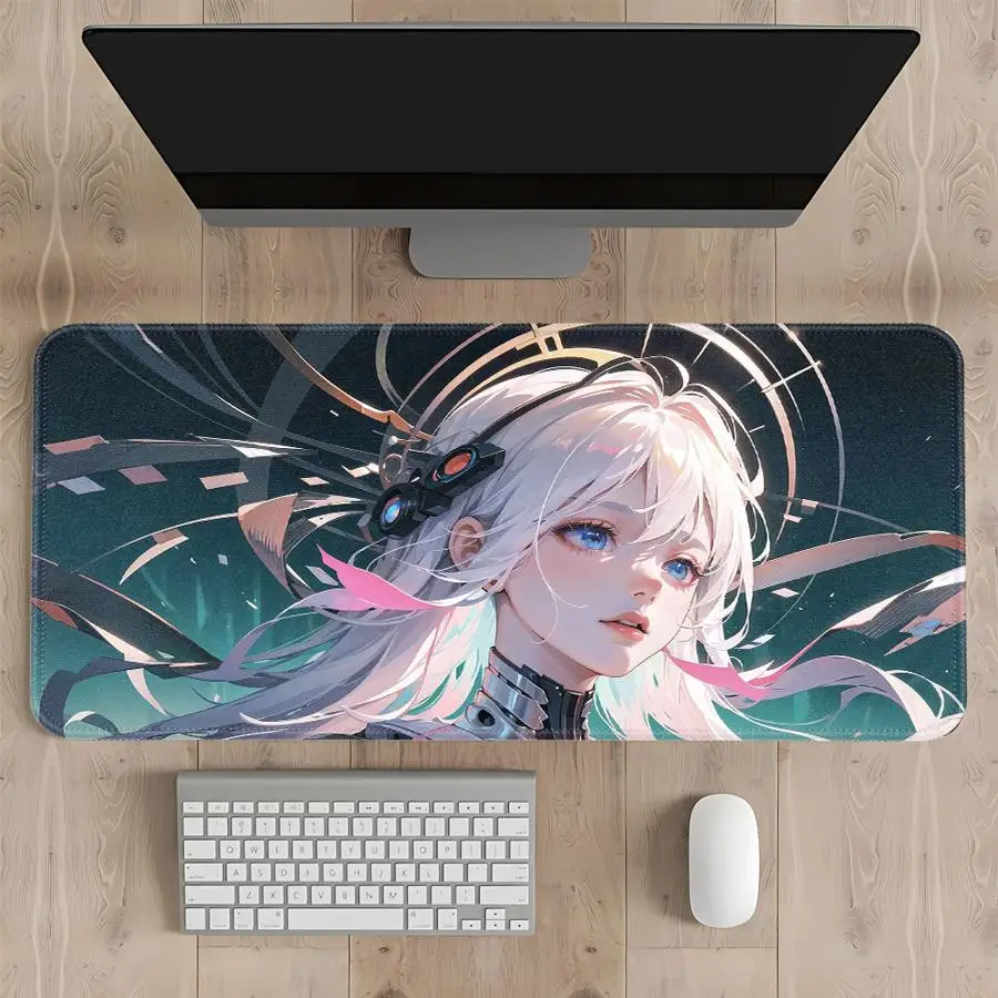 Mouse Pad Desk accessories Computer Laptop Pad Game Console Pad Keyboard Mouse Pad office Pad Anti slip Mechanical Anime