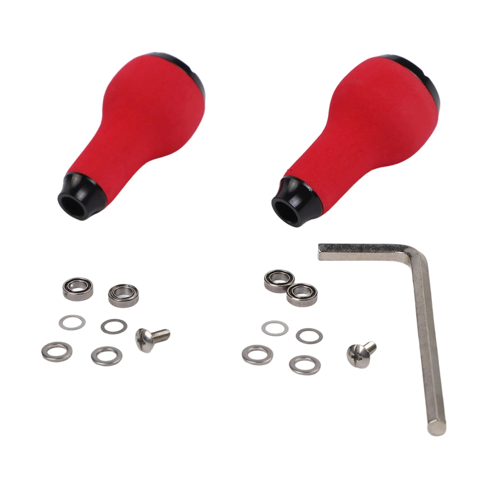 1pc/2pc Fishing Reel EVA Rubber Cork Knob FOR DAIWA Baitcasting Spinnings Reel Handle Knob Grip Under Wet Fishing DIY Reel Tools