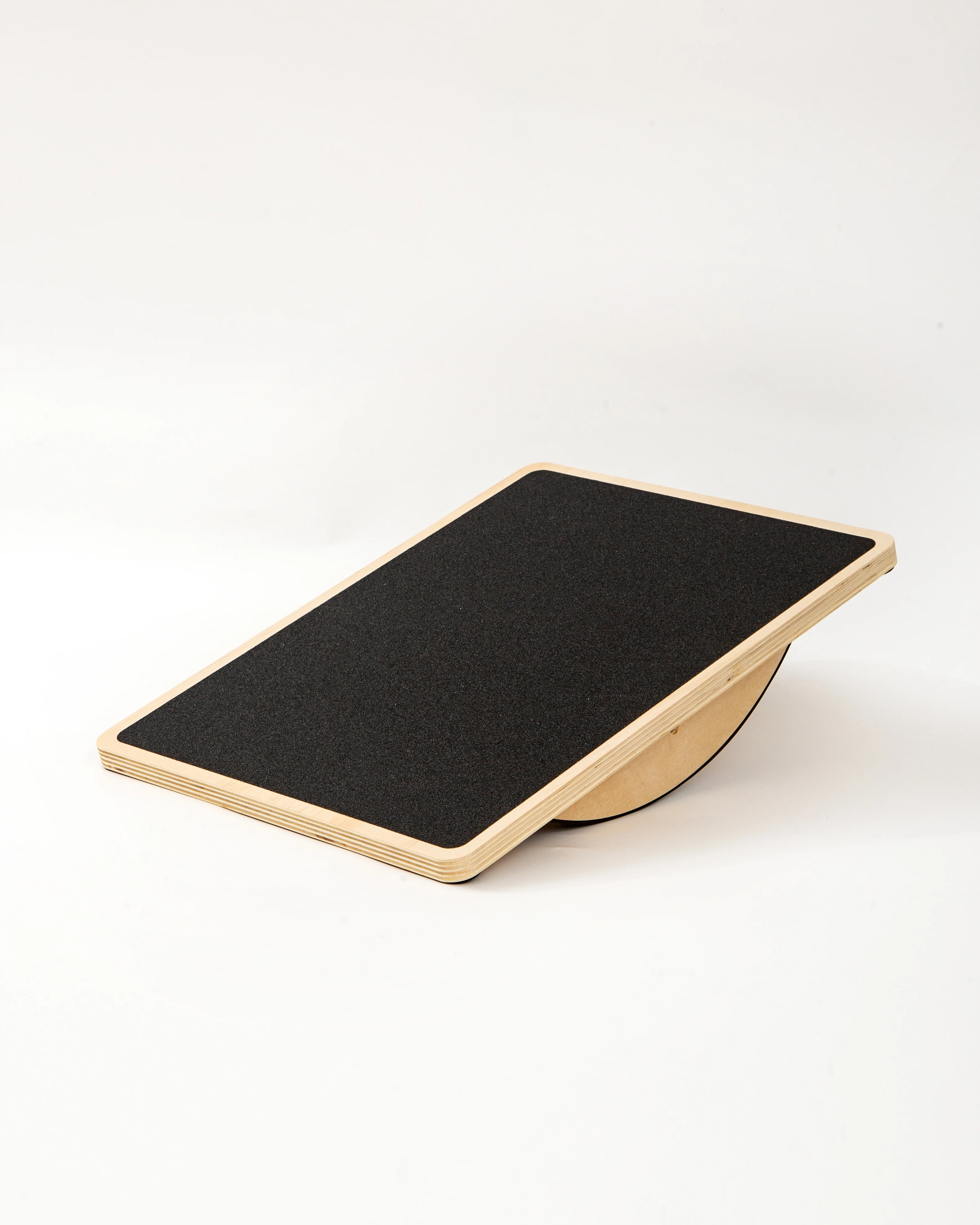 Non-slip wooden swing balance board, up to 350 pounds, is used to coordinate sensory toys in skill obstacle courses, and is a pr