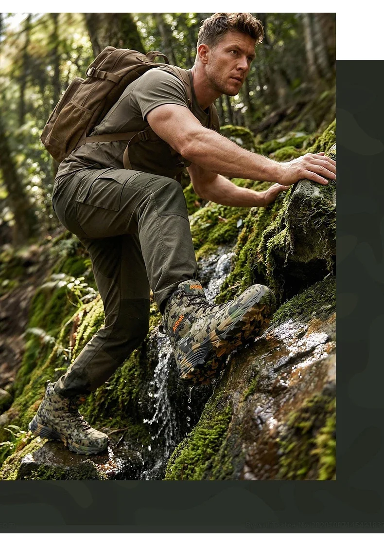 Neue Taktische Stiefel für Herren, Atmungsaktive Outdoor-Sicherheitsstiefel, Hochwertige Schnellreaktions-Armeestiefel, Rutschfeste Arbeitsstiefel für die Wüste – Detail 12
