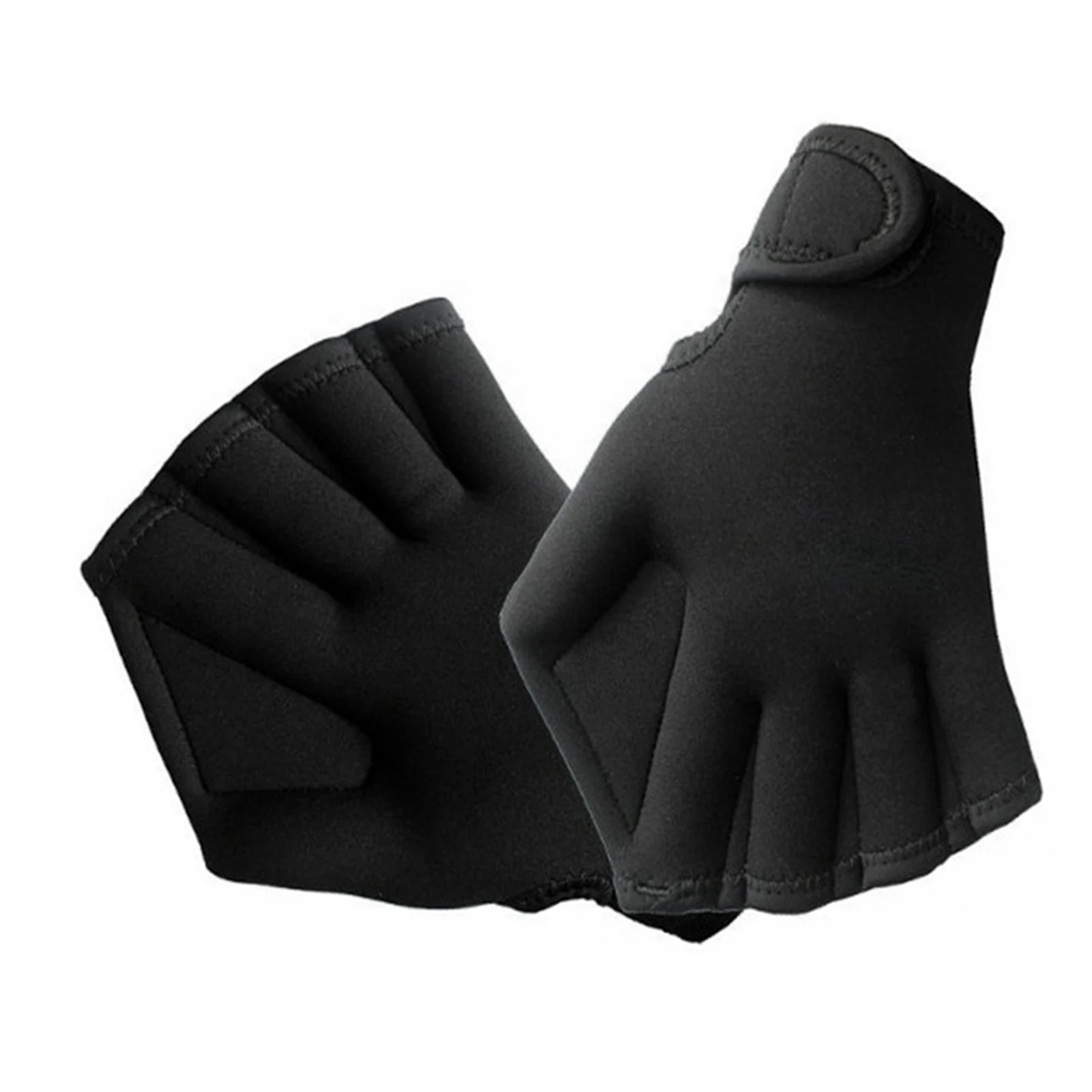 NEUE Frosch Schwimmen Handschuhe Schwimmen Fitness Training Webbed Flippers Paddle mit Verstellbaren Riemen für Männer Frauen Erwachsene – Detail 1