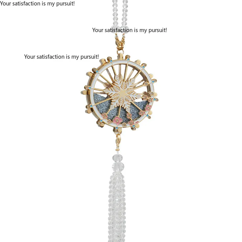 Car pendant inner rearview mirror jewelry Ferris wheel quicksand crystal pendant