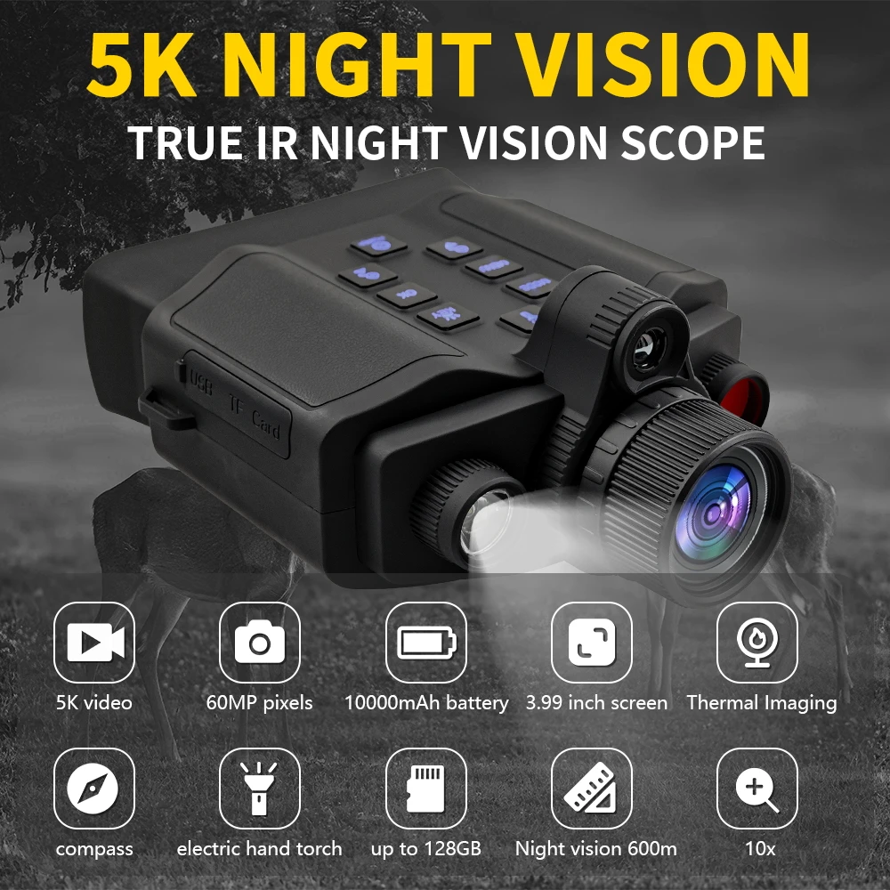 Z10 5K UHD Kızılötesi Termal G - Outdoor Hunting Digital Night Vision incelemesi ve fiyatı
