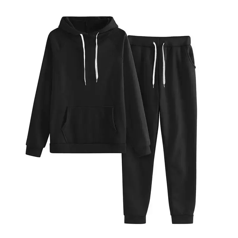 Fashion Women Track Suits Sports Wear Jogging Suits Ladies Hooded Tracksuit Set Clothes Hoodies+Sweatpants Sweat Suits