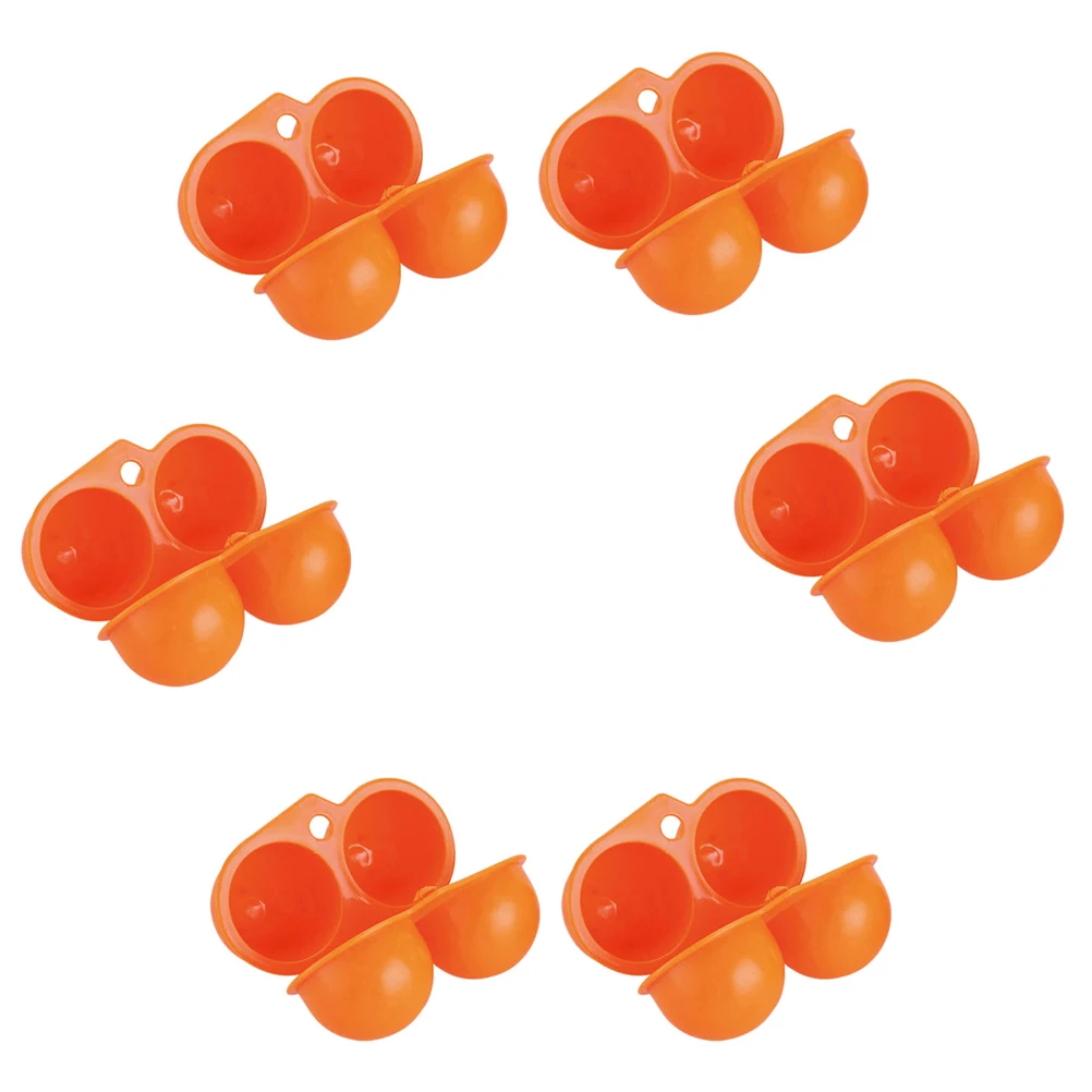 

6 Pcs Egg Holder Portable Case for Home Picnic Plastic Storage ganizer Eco Friendly Mini Stabilized Design Household Item