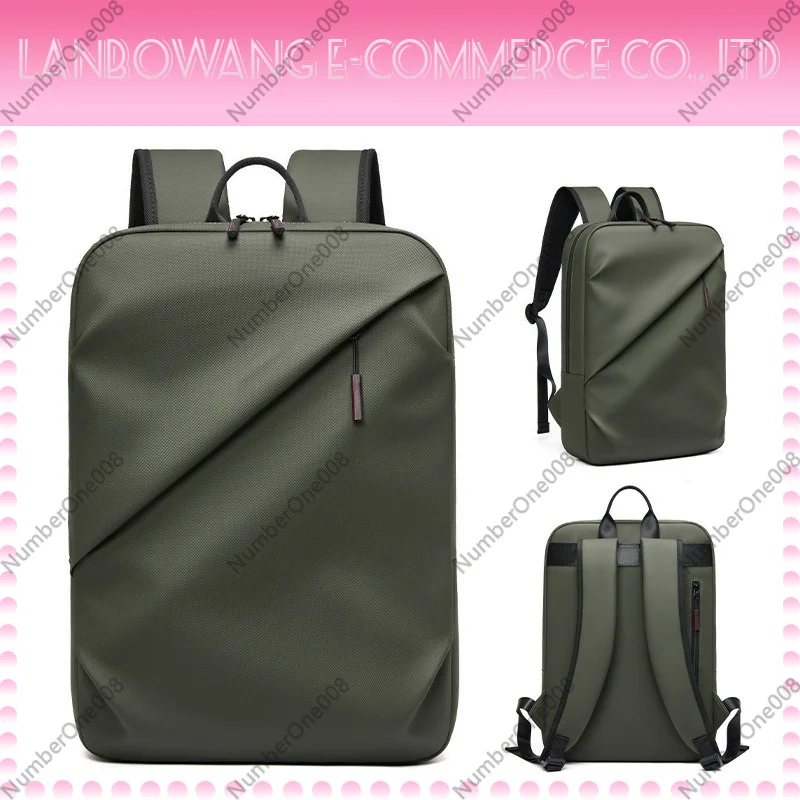 New Large Capacity Lightweight Mens Business Backpack Laptop Bag For Travel Business Trip Outdoor Hiking