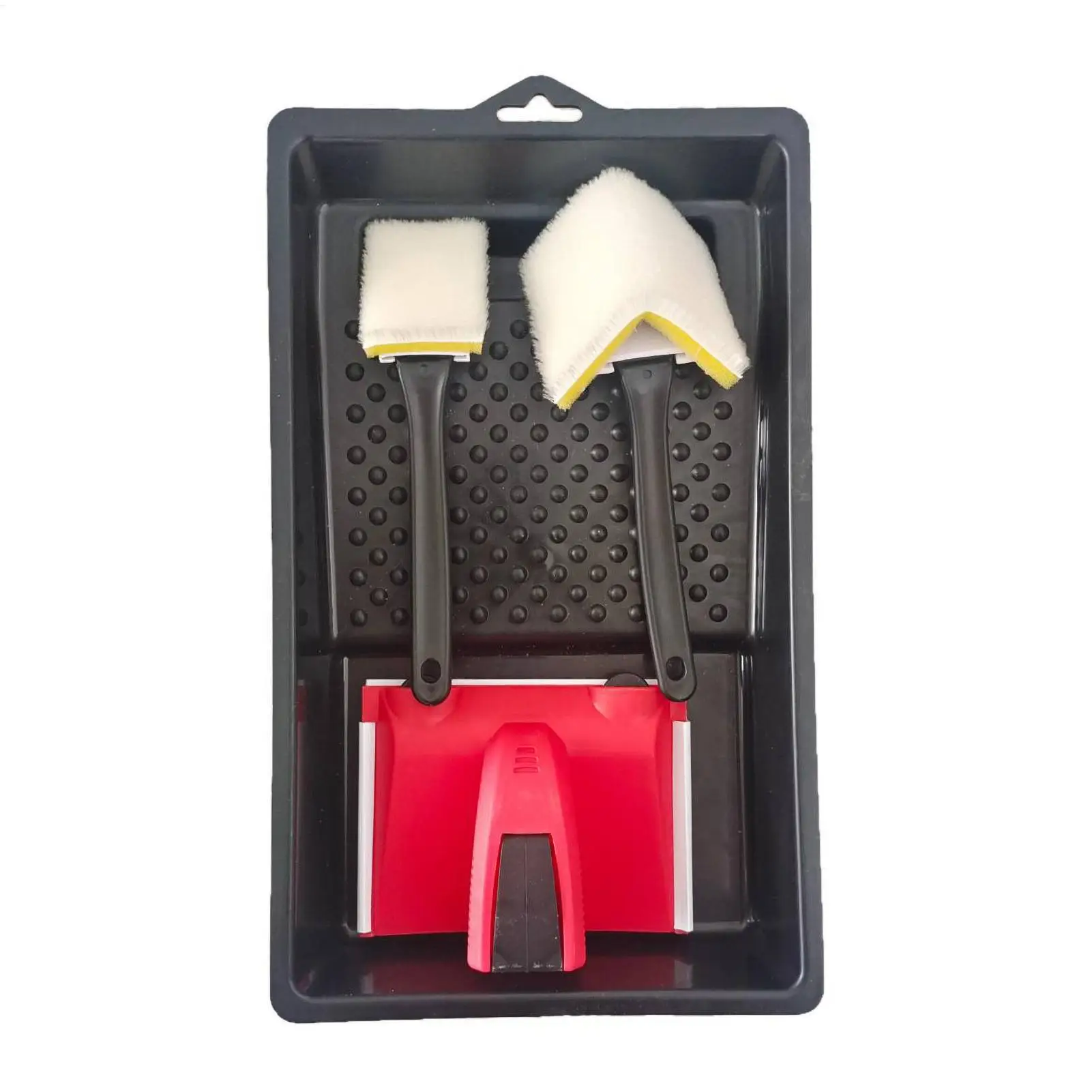 4pcs Paint Edger Tools Small Corner Painting Tool Edge Painter With Touch-up Pad Practical Paint Cutting Edges Tool For Home