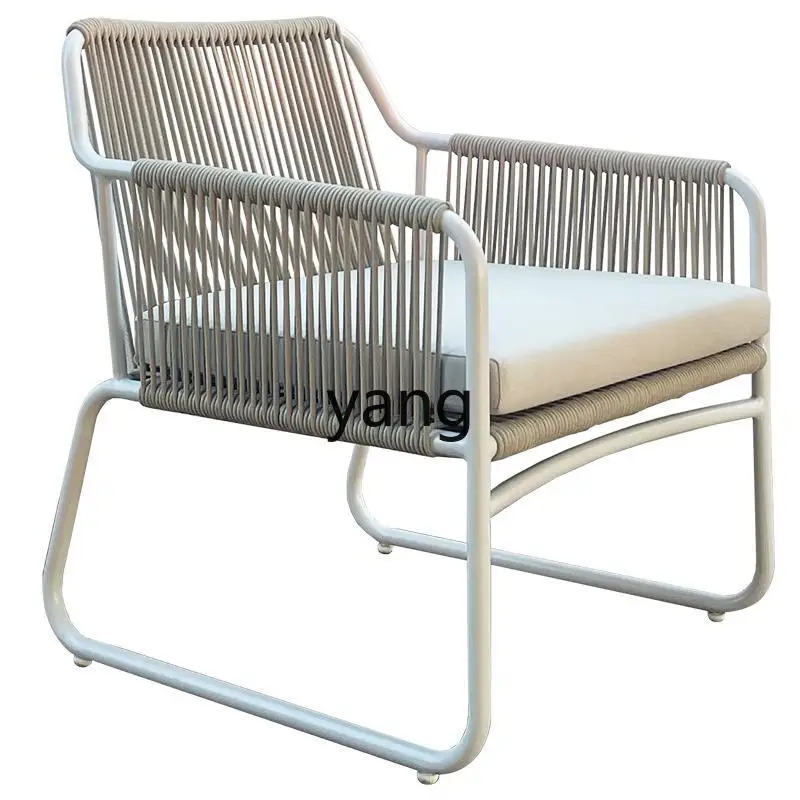 LTT Outdoor Table and Chair Garden Villa Rattan Chair Leisure Chair Homestay Outdoor Garden Rattan Furniture