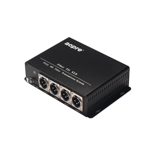 2-channel digital-to-analog audio fiber optic converter