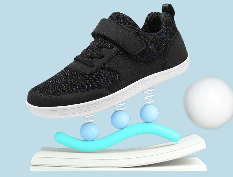 Kleines großes Kind, breite Barfußschuhe, Jungen und Mädchen, minimalistische Turnschuhe, Kinder-Wanderschuhe, Skate, flach, leicht, rutschfest, natürlich – Detail 2