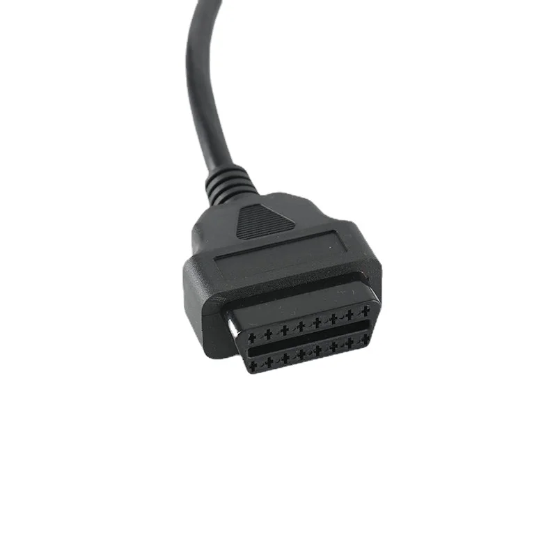 Imagem -03 - Pinos Cabo de Extensão Divisor Macho para Dupla Fêmea y Obd 16pin Cabo a Obd Conector Adaptador Cabo para Kia 30cm Obd2 16