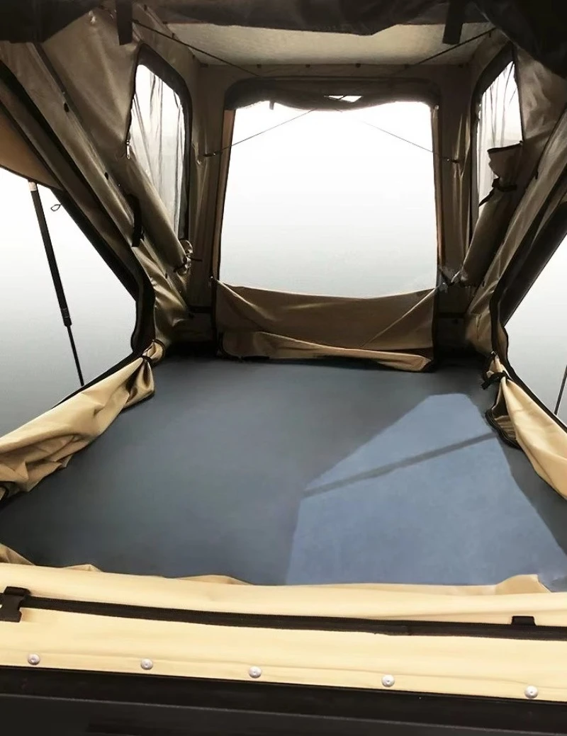 Aluminum Easy Setup Rooftop Tent Hard Shell Car Rooftop Tent Waterproof Camping Tent