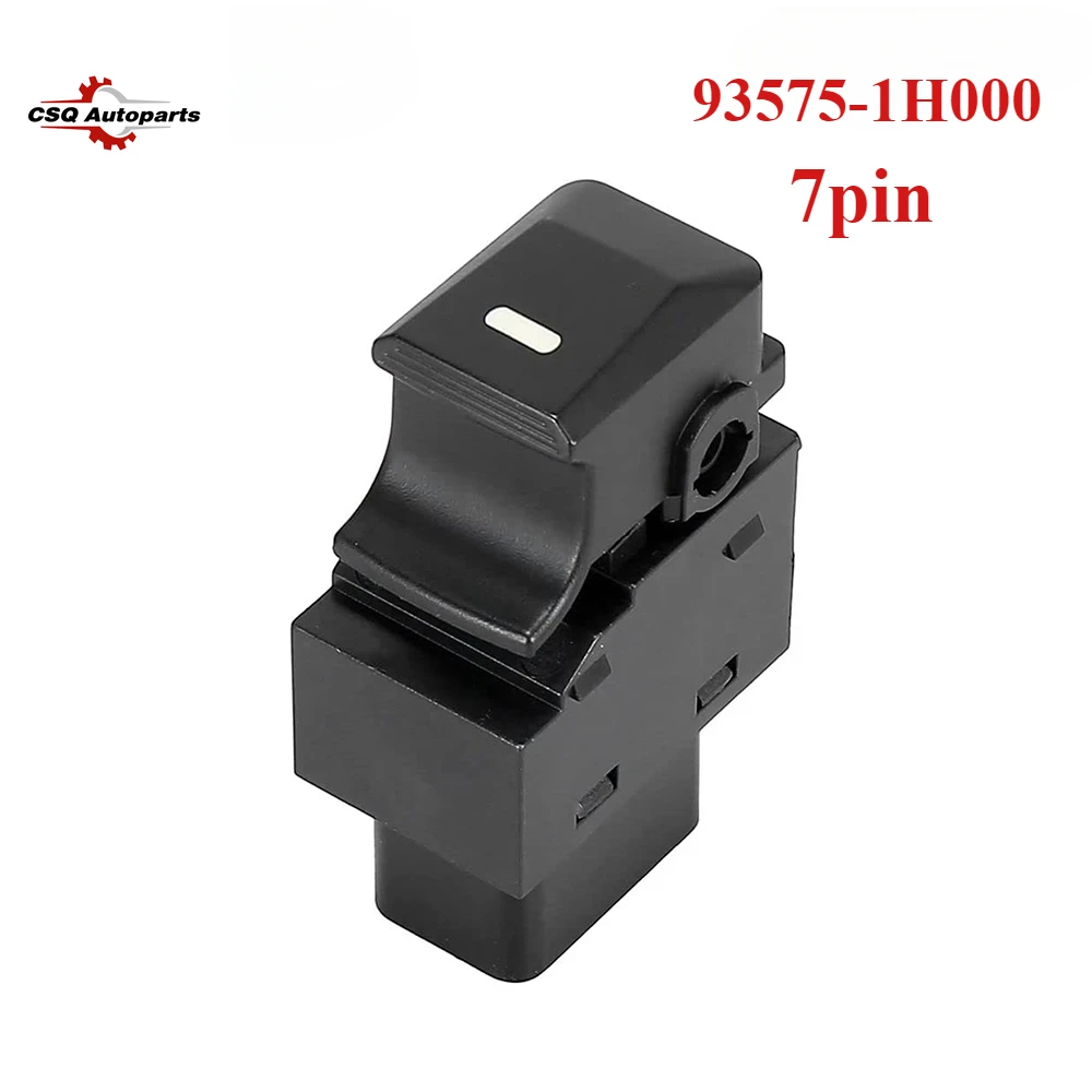 7pin 93575-1H000 Window Single Lifter Switch Button For Kia Sportage Hyundai IX20 2011 2012 2013 2014 2015 93575-1H000