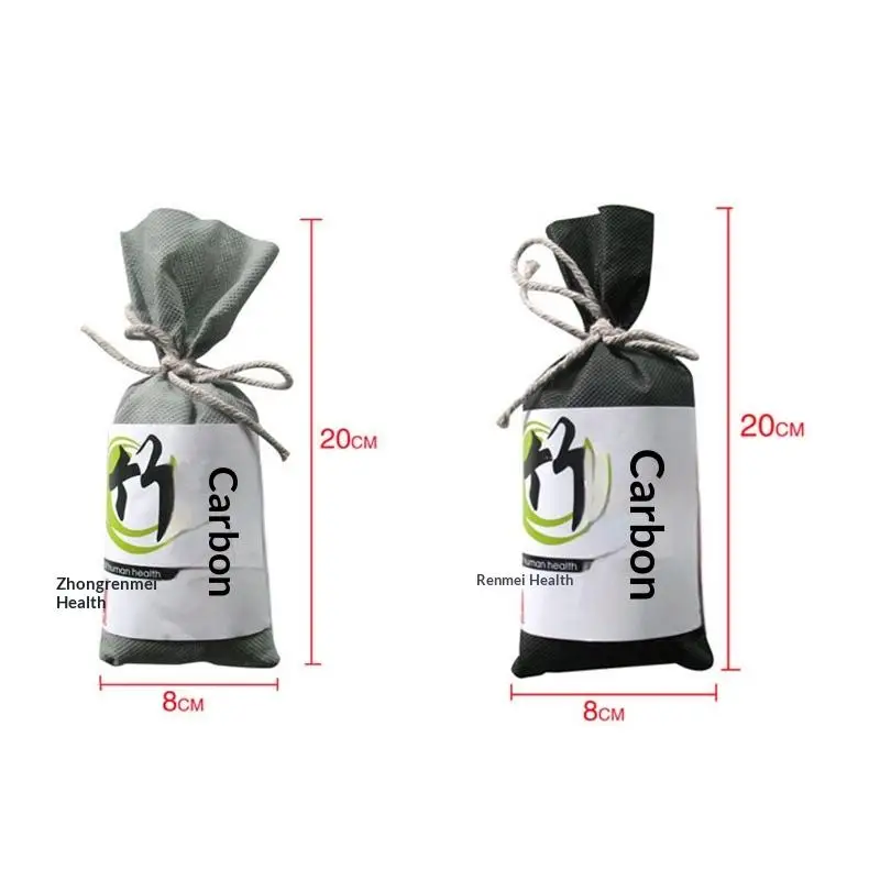 

100g Activated Bamboo Charcoal Bag Air Purifying Bag Charcoal Deodorant Odor Remover Bag Car Bedroom
