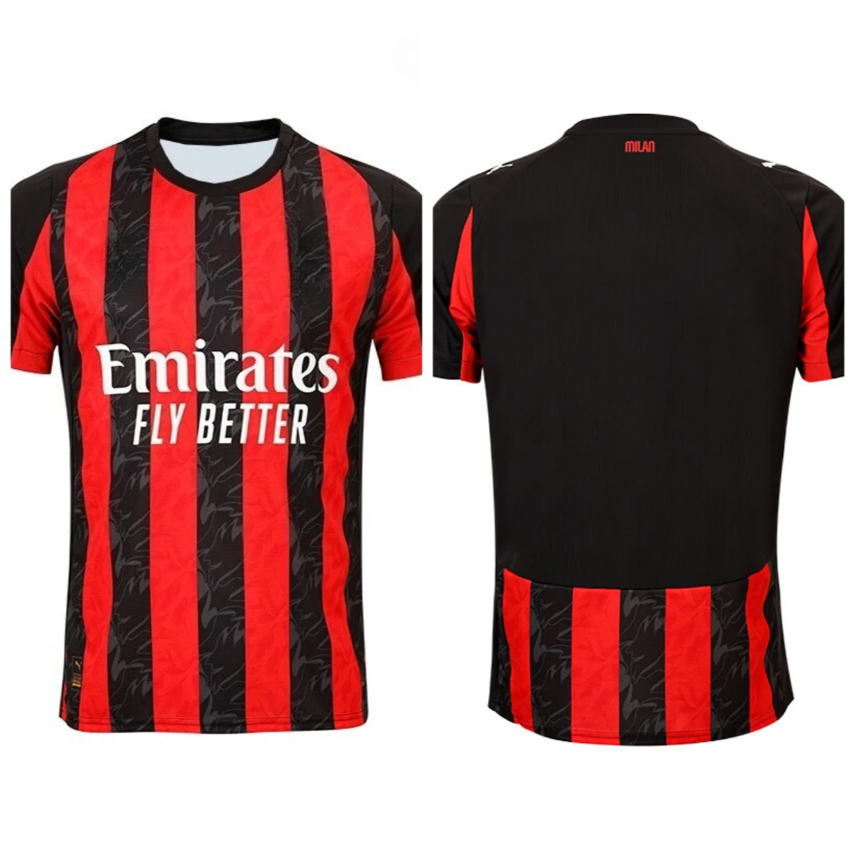 Heim-Fan-Versionstrikot für die Saison 2025/2026; AC Mailand Heim-Fan-Versionstrikot; Heim-Fan-Version-Trikot