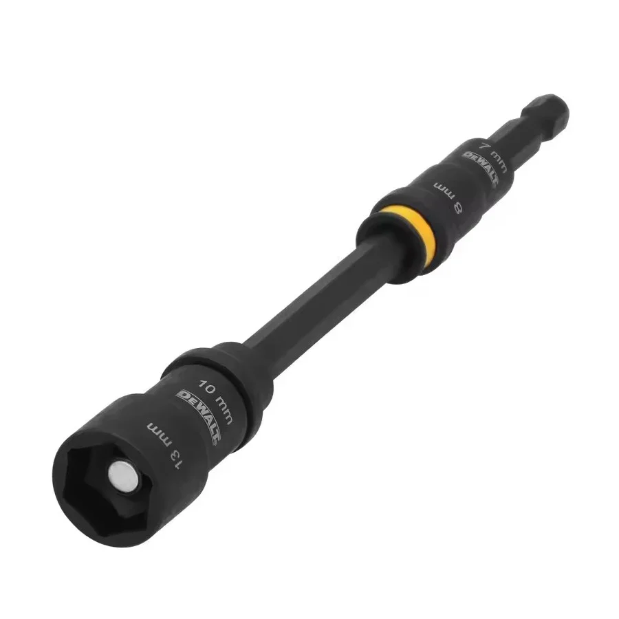 DEWALT 4-in-1 المقبس وتمديد المقبس كم مغناطيسي مزدوج الأطراف مع محركات صامولة قضيب تمديد 152 مم رقم DWADENDEXT-2