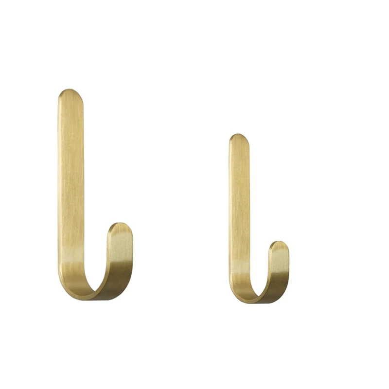 Bathroom Hook Brass Hook Wall Cloth Hook Cabinet Handle Copper Furniture Hardware