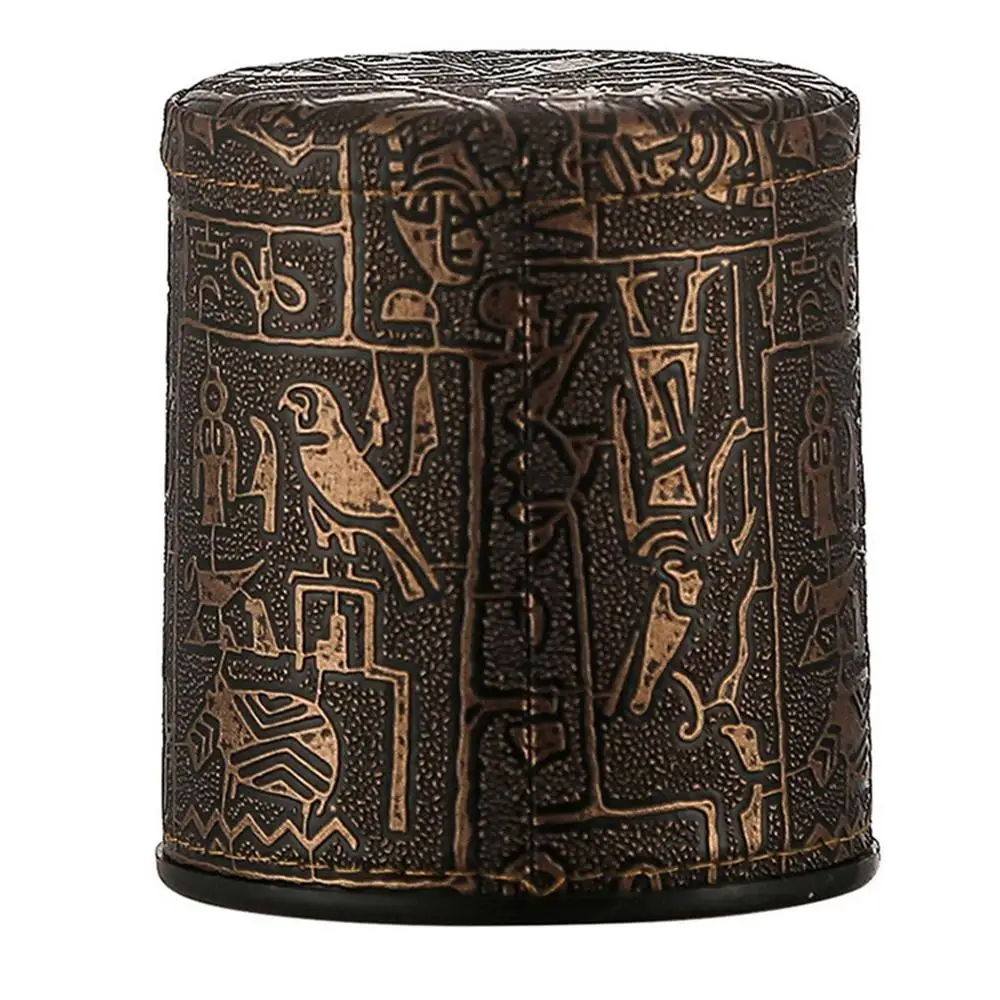 Gobelet à dés en similicuir pour jeux de société, pour boisson, fête, jeu de société