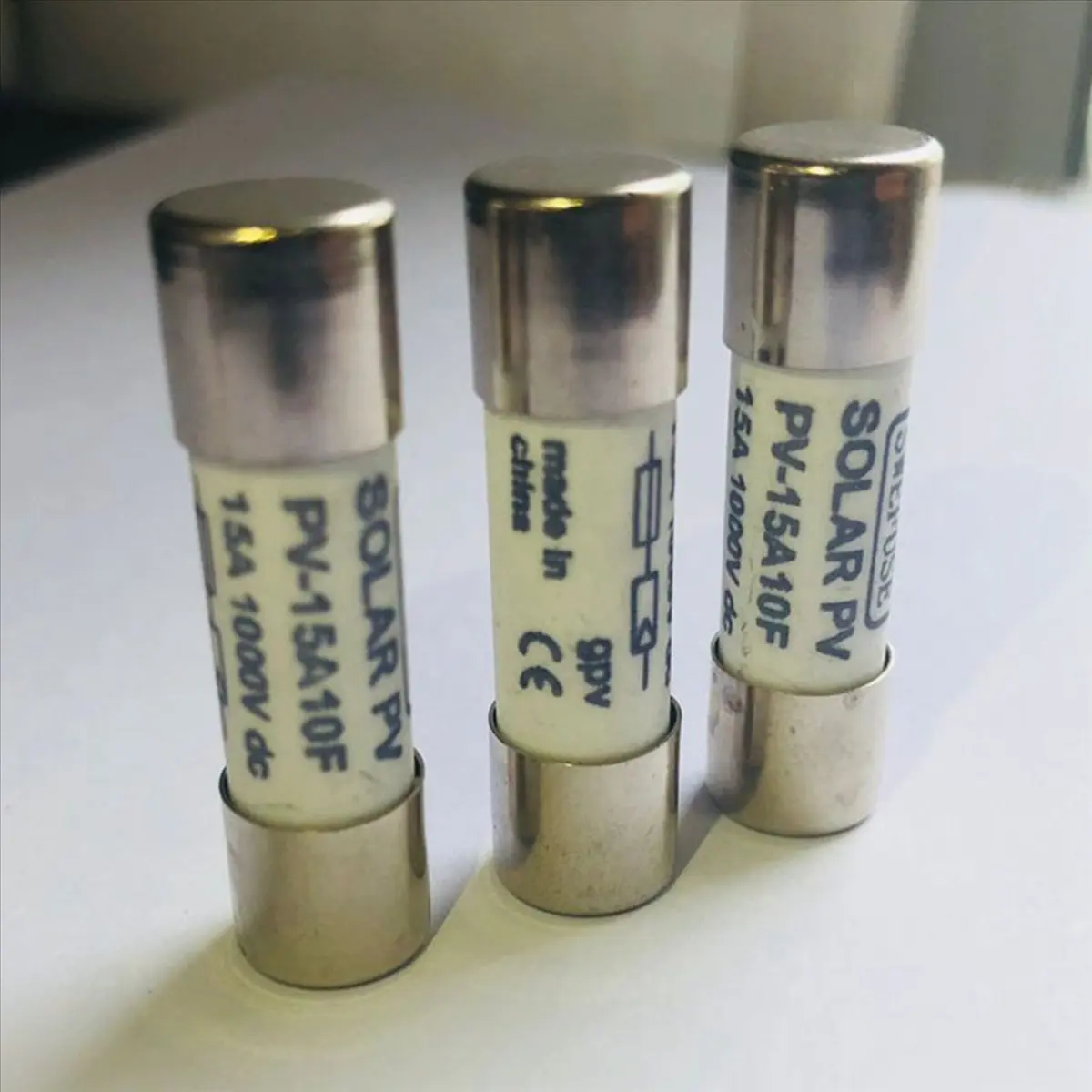 

SDFC 20 шт. взрывозащищенные предохранители для солнечных панелей 1000 В постоянного тока, серебристые - 12А