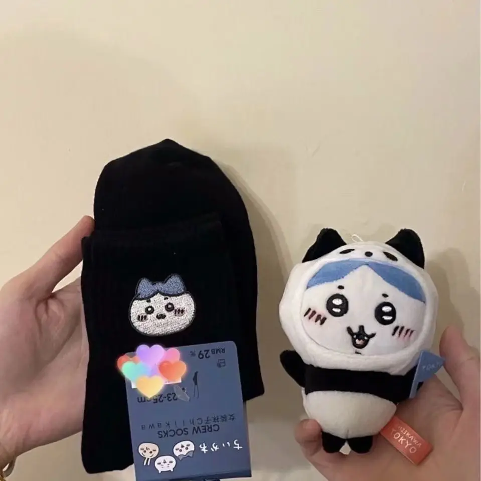 Anime Chiikawa Cute Socks Women's Mid-calf Sock Ins Y2k Girls Loose Soft Warm Clothes Accessory Cartoon Sport Socks Gifts Toy