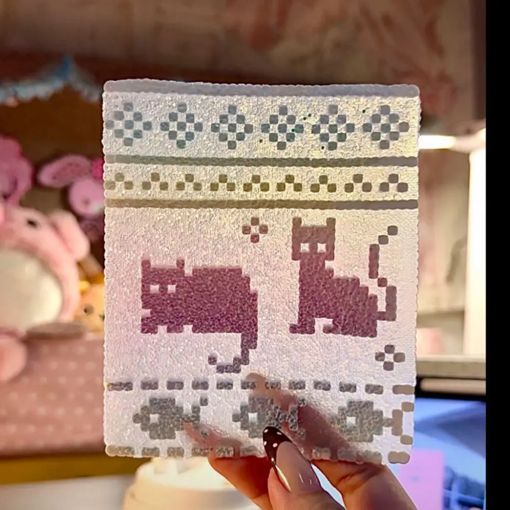 

5 шт. термостойкой бумаги для термопресса с радужным глиттером и блестящими бусинами, антипригарная, для рукоделия