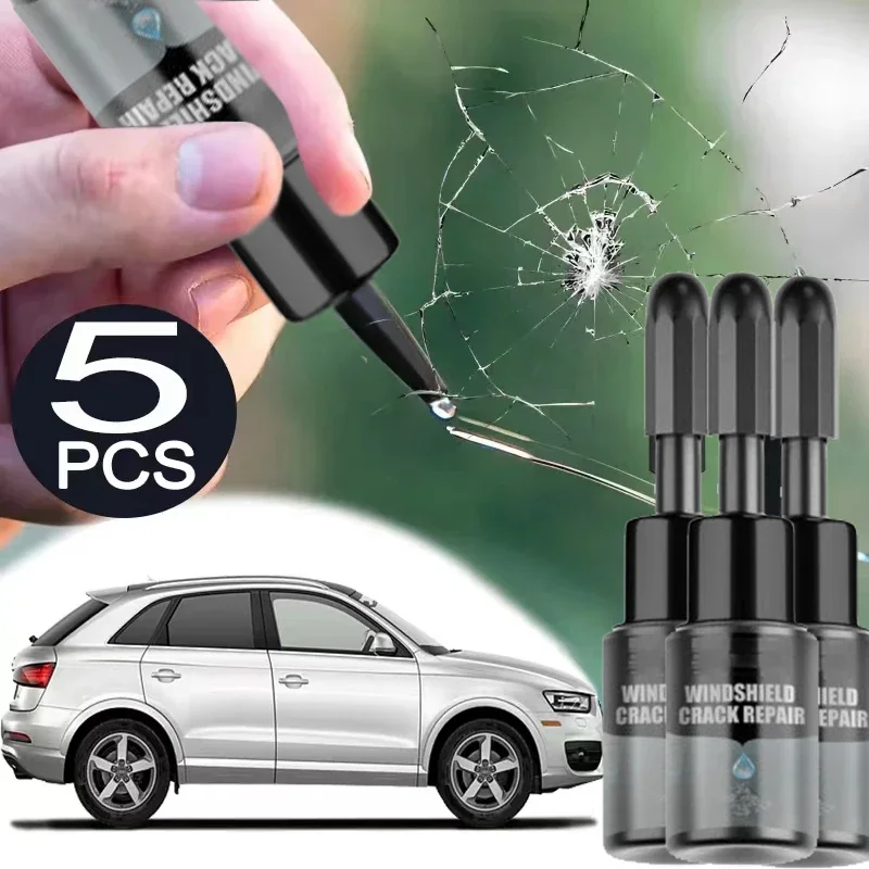 Windshield Repair Kit Quick Fix Car Cracked Glass Windscreen Resin Sealer Auto Window Screen Polishing