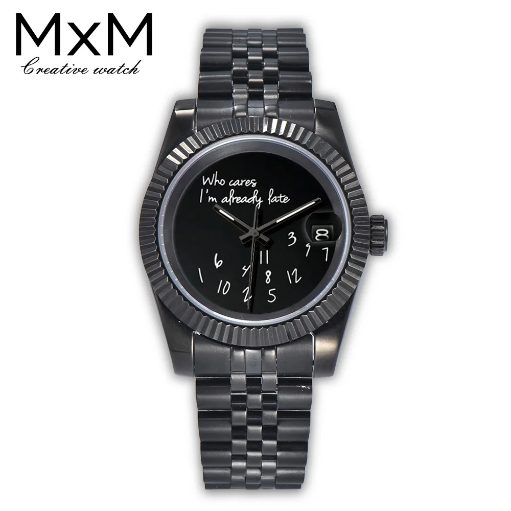 

Мужские часы 36/39 мм с сапфировым стеклом, наручные часы из нержавеющей стали для мужчин, подарки, механизм NH35, автоматические часы, водонепроницаемые часы NH35