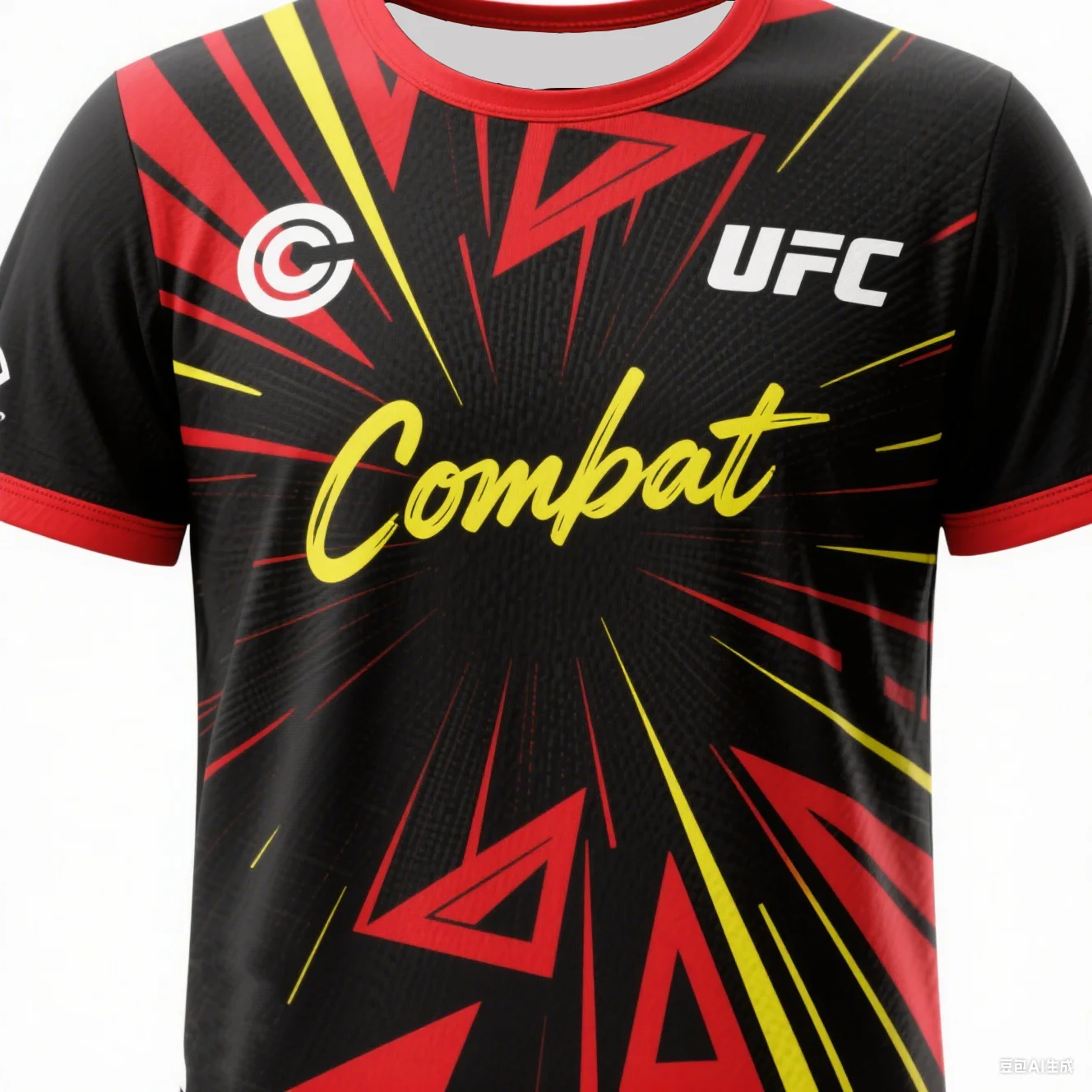 2025Summer New Product Men's and Women's UFC Fashion Fitness Running T-shirt MMA Training Sports Fitness Top Lightweight T-shirt