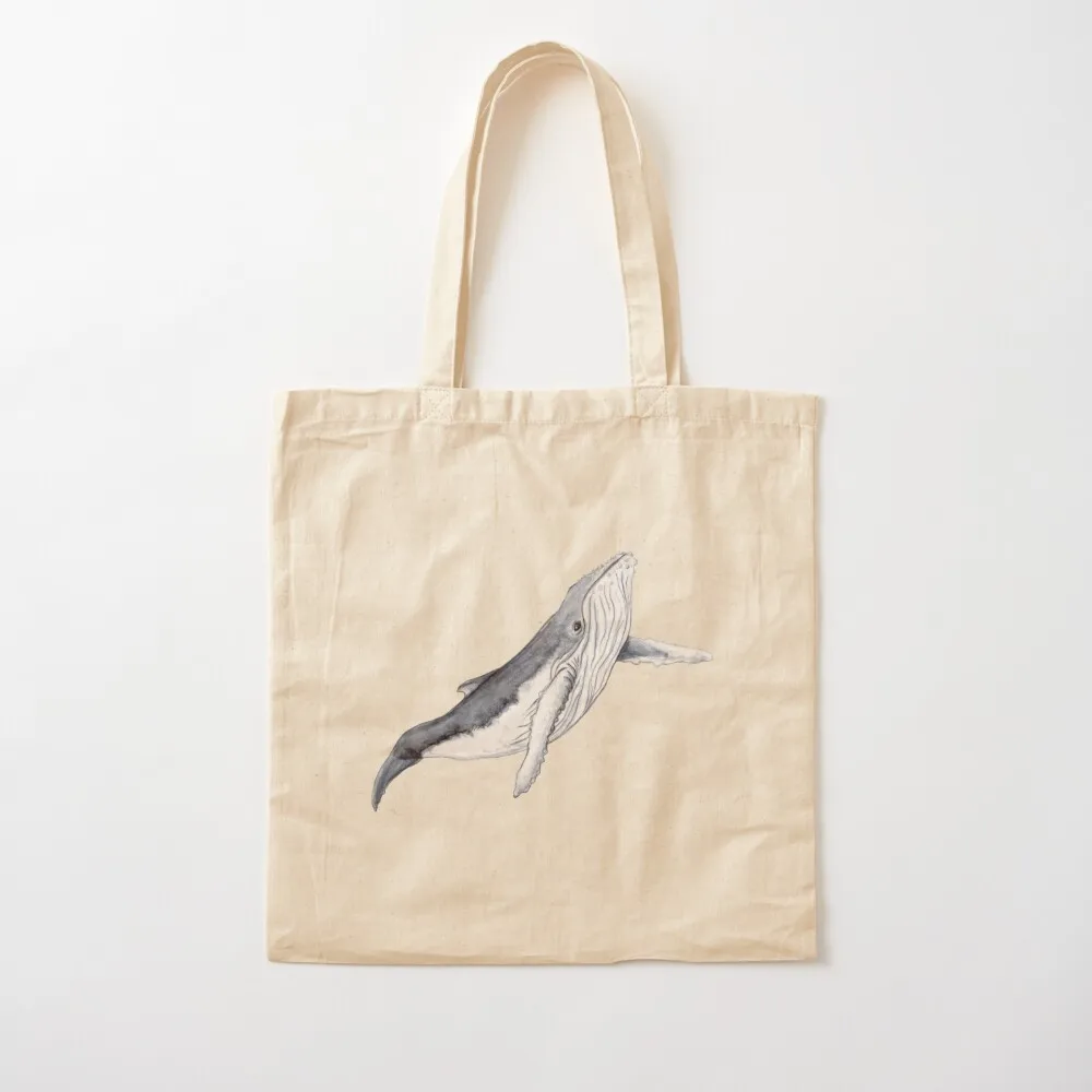 

Humpback whale baby Tote Bag eco bag folding shopping bag logo Canvas Tote