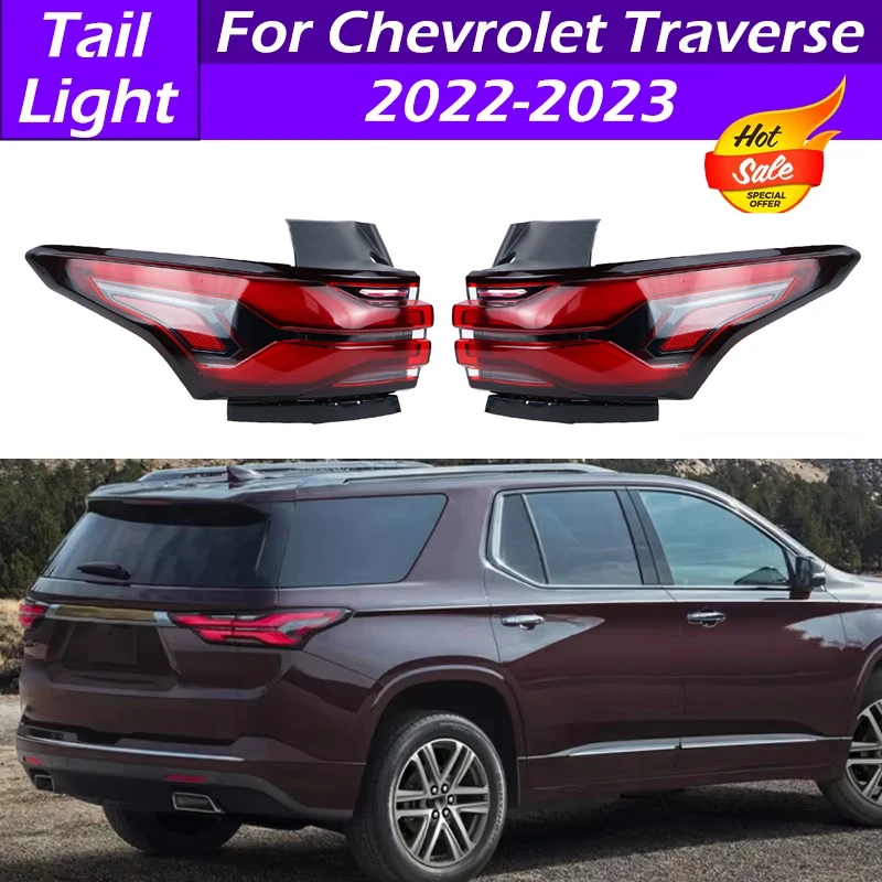 

86785340 86785341 LED Car Tail Light Assembly Rear Bumper Lamp Brake Reverse Light For Chevrolet Traverse 2022 2023 US Version