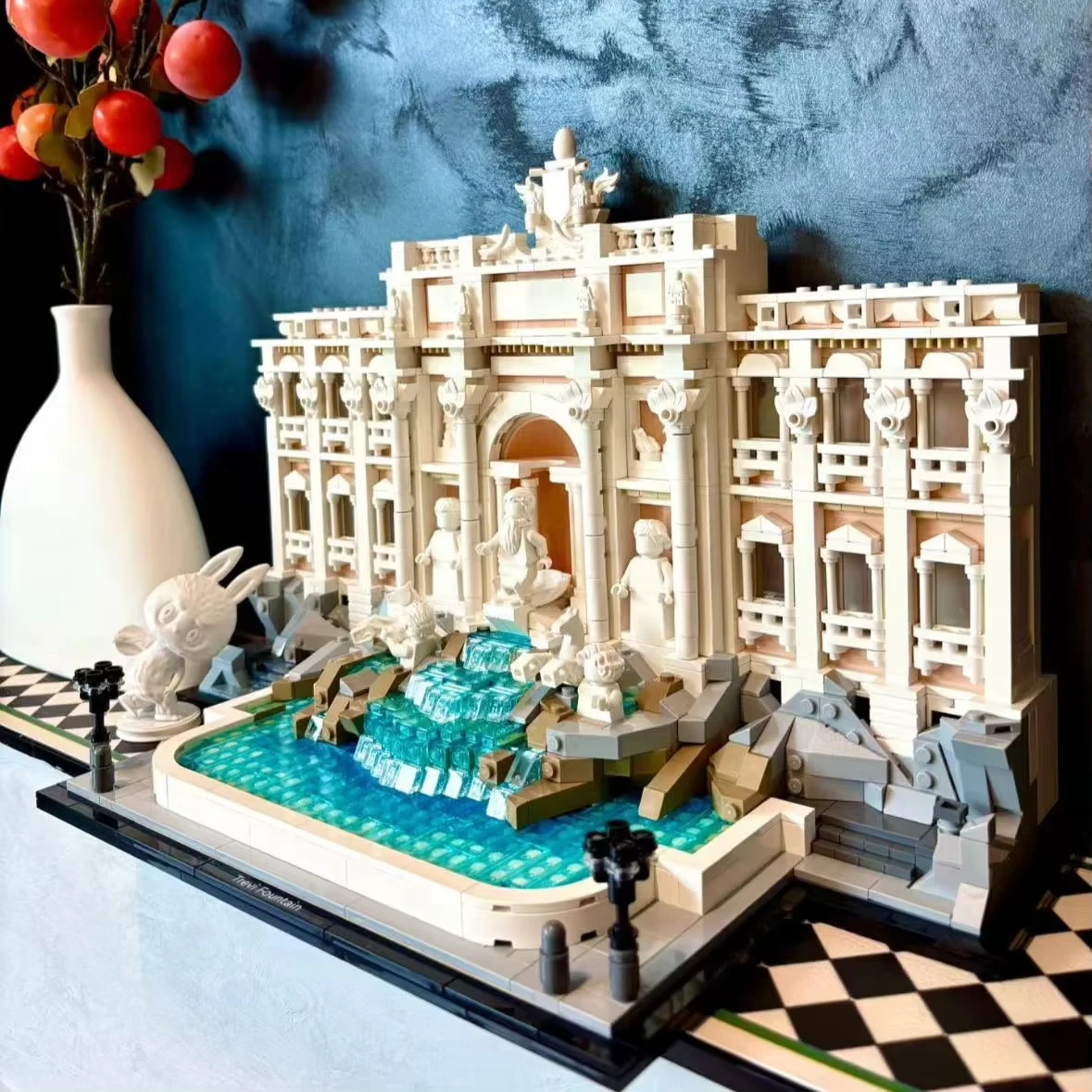

1880pieces Famous Trevi Fountain Building Block Construction Brick Toy For Adults Kids Birthday Gift Compatible With Set 21062