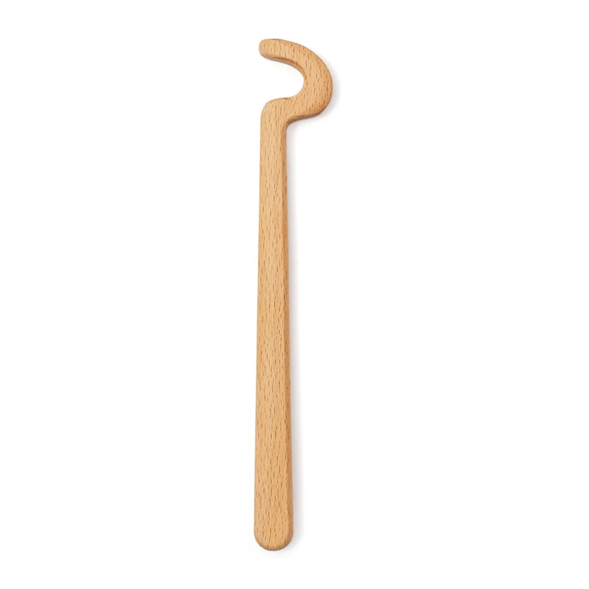 A002 Pottery Tools Wooden Long Handle Blank Elongated Pot Auxiliary Ceramic Bottle DIY Hand Elongated Smooth Modeling Tool B view 6