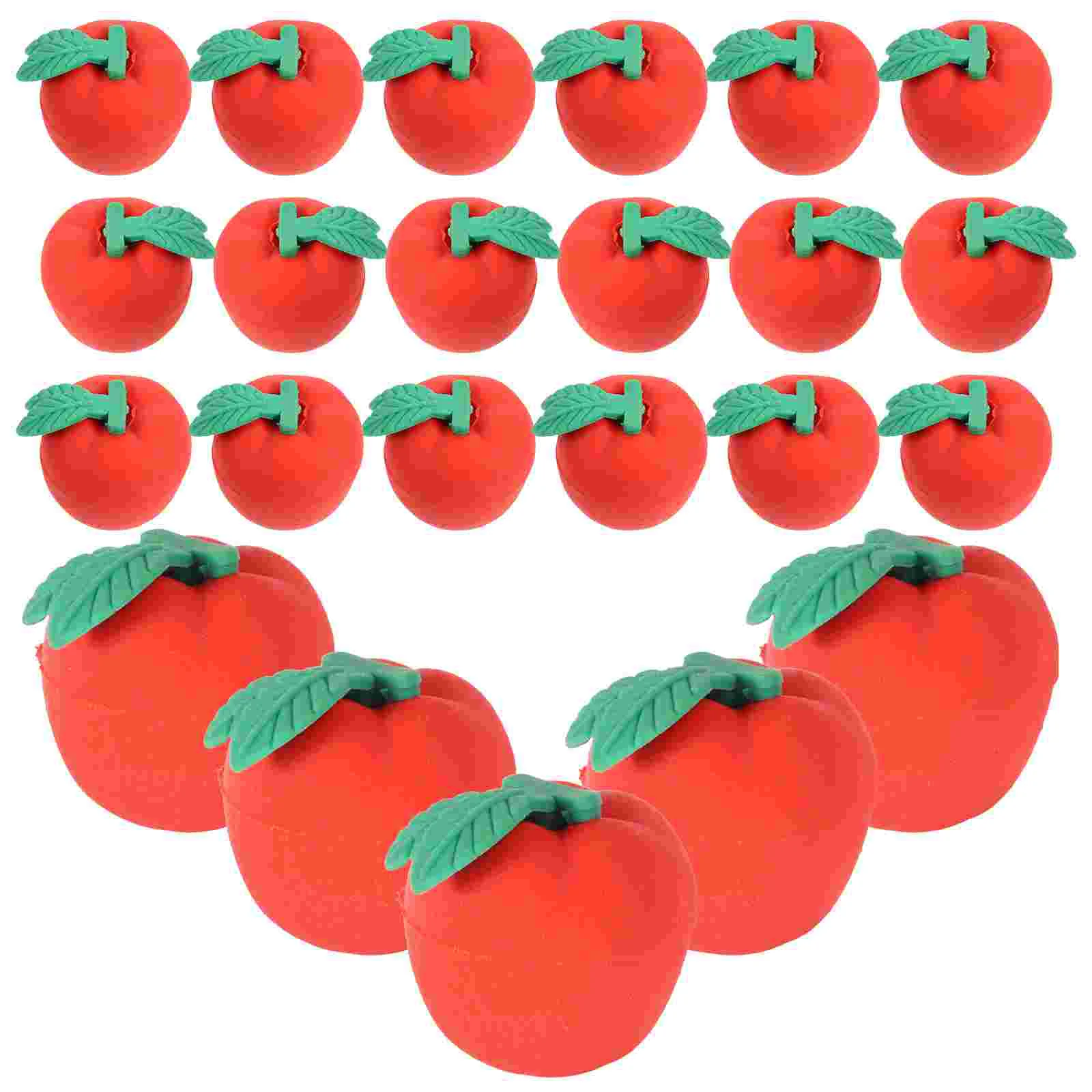 30 Pcs Eraser Prizes for Kids Puzzle Erasers Apple Shape Student Reward Child