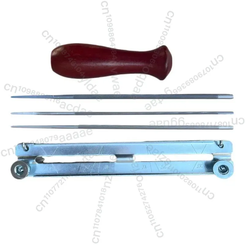 

Профессиональная универсальная подставка для правки углов заточки цепи бензопилы - автоматическая фиксация угла для легкой заточки цепи.