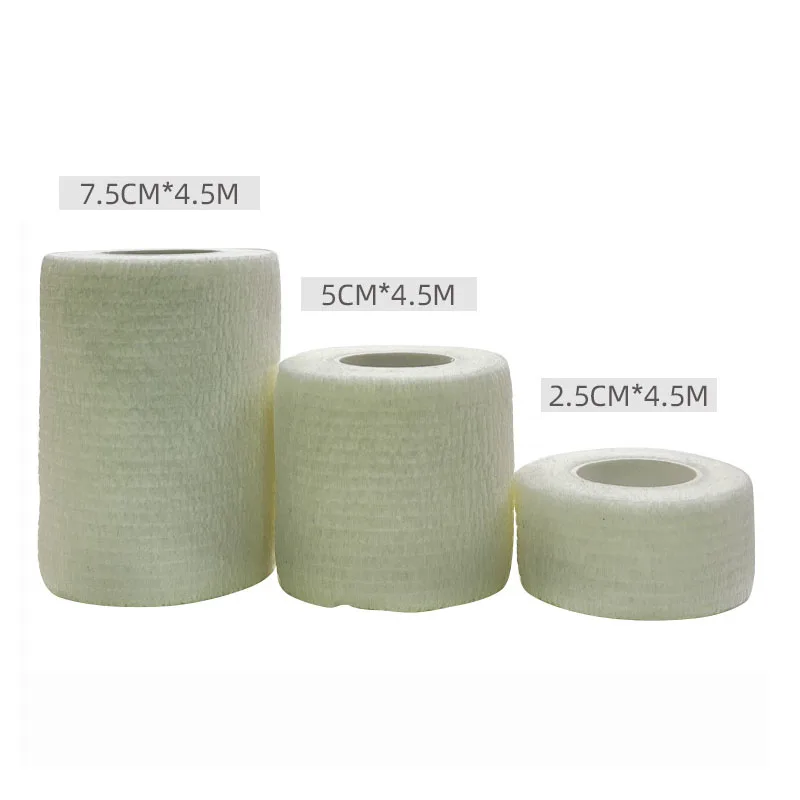 3/6/20PCS White Sports Self Adhesive Elastic Bandages Anti-slip Athletic Nonwoven Disposable Waterproof Elastic Bandage Aid Kit