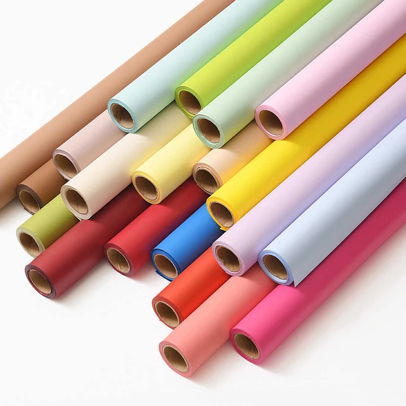 11Yard Matt Film Wrapping Flower Paper Roll Waterproof Thickned Bouquet Gift Packaging DIY Paper Wholesale