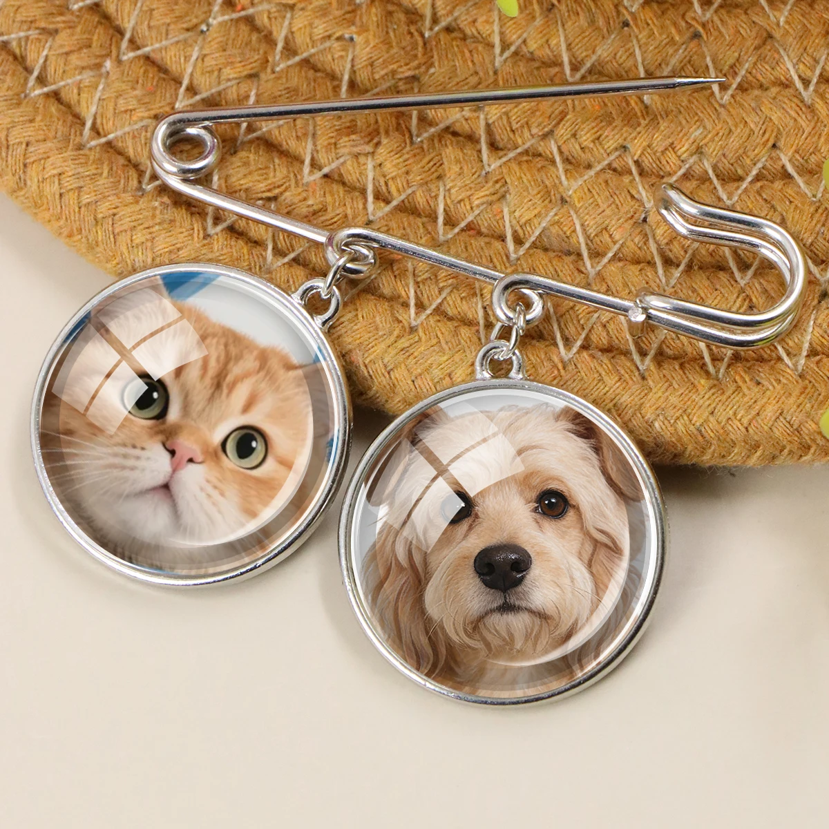 Spersonalizowany prezent na dzień ślubu, spersonalizowana przypinka do klapy z zdjęciem, złota/srebrna, prezenty dla druhen, prezenty na Dzień Ojca