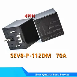 2pcs Relay SEV8-P-112DM 70A Automotive General New 4-pin High Power Relay